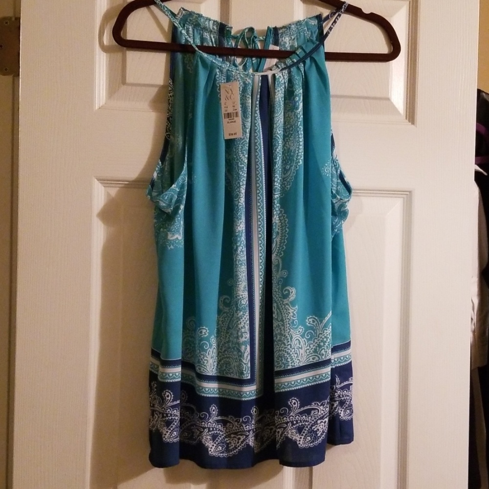 New York & Company Sleeveless dressy blouse